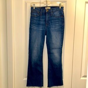 Madewell Cali Demi-Bootcut jeans, size 26